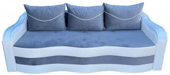 CANAPEA EXTENSIBILA SIMONA 225x74x100 CM GRI ALB 