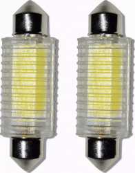 Set 2 x Bec SOFIT 2 COB 2W cu radiator 12LED 