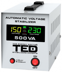 Stabilizator Tensiune Automat Avr 500va Lcd T 