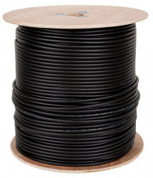 Cablu Coaxial F690bv+gel Negru Tambur 305m 
