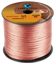 Cablu Difuzor 1.0mm Cu Transparent 