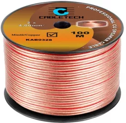 Cablu Difuzor 4.0mm Cu Transparent 