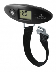 Cantar digital portabil Titanum TTS001 maxim 40 Kg diviziune 100g functie tara negru 