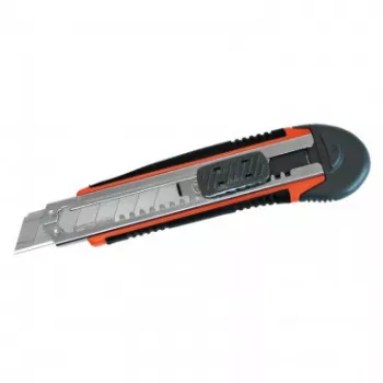 Cutter Cauciucat 18mm X 3 Lame Cu Blocato 