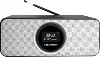 Radio cu Ceas Bluetooth Timer Sleep Port USB 2 x 6W Ecran LCD DAB + / DAB / FM Alb/Negru 