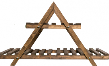 Suport pentru ghivece The Wood Garden 100x60x40 cm palisandru 