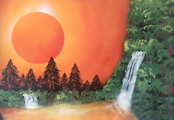 Tablou spray paint After Earth multicolor 29 7 and times 42 cm 