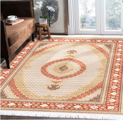 Covor Persan Mecanic EuCarpet 100922 Dimensiuni 200x300 cm Design VIP Bej 