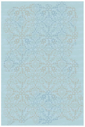 Covor Persan Mecanic EuCarpet 200316 Dimensiuni 120x180 cm Design Vintage Albastru 