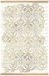 Covor Persan Mecanic EuCarpet 200316 Dimensiuni 150x225 cm Design Vintage Bej 