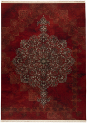 Covor Persan Mecanic EuCarpet 700246 Dimensiuni 80x120 cm Design VIP Rosu