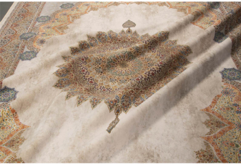 Covor Persan Mecanic EuCarpet 702417 Dimensiuni 120x180 cm Design VIP Crem 