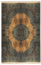 Covor Persan Mecanic EuCarpet 702425 Dimensiuni 200x300 cm Design VIP Verde 