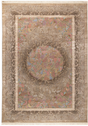 Covor Persan Mecanic EuCarpet 703031 Dimensiuni 150x225 cm Design VIP Crem 