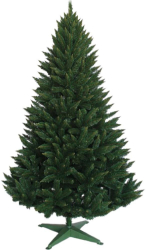 Brad Artificial de Craciun Molid Canadian Verde cu Ramuri Ascutite 240cm 