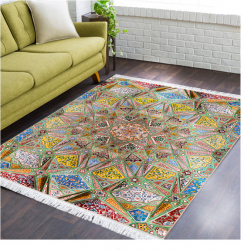 Covor Persan Mecanic EuCarpet 100481 Dimensiuni 200x300cm Design Modern Multicolor 