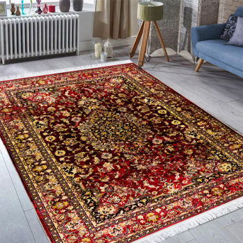 Covor Persan Mecanic EuCarpet 100647 Dimensiuni 200x300 cm Design Vintage Grena 