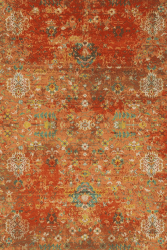 Covor Persan Mecanic EuCarpet 200132 Dimensiuni 150x225 cm Design Vintage Multicolor 