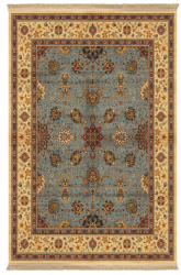 Covor Persan Mecanic EuCarpet 200706 Dimensiuni 150x225 cm Design Vintage Albastru 