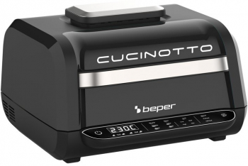 Friteuza cu aer fierbinte si gratar multifunctional max 1700 W 8 programe temporizator Beper P101FRI080 