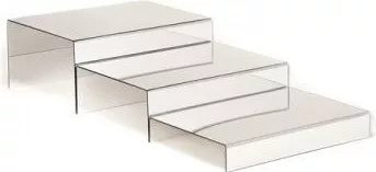 Display dreptunghilar prezentare RAKI suprafata tip oglinda 35x26x10cm 