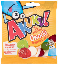 Jeleuri Akuku cu Zahar Redus Culoare Portocaliu Cantitate 90 g - SFW08028