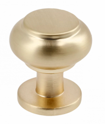 Buton pentru mobila Stilo finisaj auriu periat GT D 22 mm 
