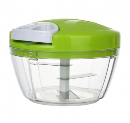 Tocator pentru Legume KlaussTech Manual Compact Plastic Alb/Verde 