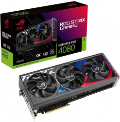Placa Video ASUS ROG Strix GeForce RTX 4080 16GB GDDR6X 256-bit OC Edition DLSS 3.0 RS-RTX4080-O16G