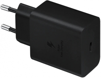 Adaptor Incarcator Priza Samsung USB-C pentru Samsung Galaxy S22 5G 45W Incarcator Travel Adapter Super Fast Charging Negru 