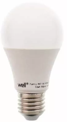 Bec cu led A60 E27 9W 230V lumina RGB + lumina naturala telecomanda Well 