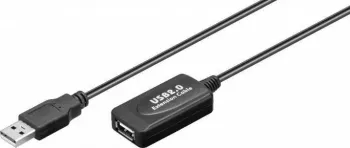 Cablu prelungire activ USB 2.0 A tata - mama 10m Goobay 