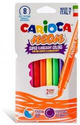 Carioca Lavabila Varf 1-4.7mm Fluorescenta 8 Buc/cutie Carioca Neon 