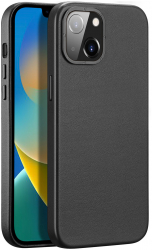 Husa protectie pentru iPhone 14 Piele Ecologica Negru HUR-BBL6350 