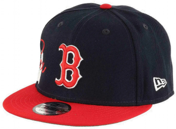 Sapca New Era 9fifty Boston Red Sox Side Font Bleumarin