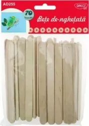 Bete De-nghetata DACO 11.2x1 cm 70 Buc/Set Lemn Accesorii Craft