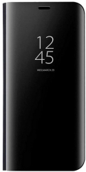 Husa tip Smart Clear View pentru Samsung Galaxy A72 4G / A72 5G neagra 
