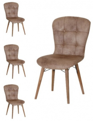 Set Scaun 4 buc Safir Maro HAMAN schelet de fag 88 x 47 x 42 