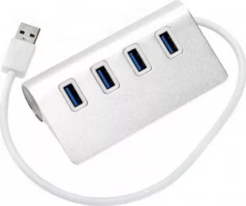 Hub din aluminiu 4 porturi usb Gonga 