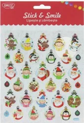 Abtibild DACO Lipeste si Zambeste Model Globuri Haioase 33 Buc/Set Multicolor Stickere Pasari Sticker Autocolant Daco 