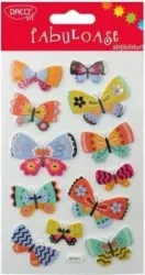 Abtibilduri DACO Fabuloase Model Fluturi 1 Folie Spuma Autoadeziva Multicolor Autocolante Stickere Abtibild 