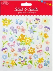 Abtibilduri DACO Lipeste si Zambeste Model Narcise 35 Buc/Set Multicolor Autocolante Stickere Copii Abtibild 
