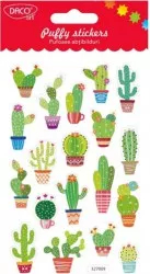 Abtibilduri DACO Model Cactusi Pufosi 19 Buc/Set Multicolor 