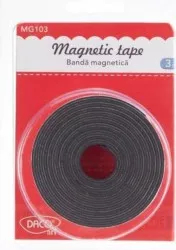 Banda Magnetica Autoadeziva DACO 20mm x 3m Benzi Magnetice pentru Birou 
