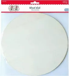 Disc de Lemn DACO Diametru 25.5 cm Grosime 2.5 mm Natur Accesorii Creatie Accesorii Craft Baza Lemn Rotunda Baza Lemn Rotunda Pictura 