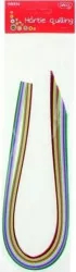 Hartie Quilling DACO 50x0.5 cm 100 Fasii/Set Multicolor 120 g/m and sup2 