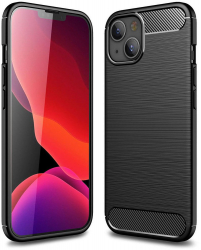 Husa pentru iPhone 14 Max Carbon Design Bibilel Negru KOF-BBL6372 