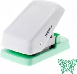Perforator DACO Hobby Complex Perforare 5.08 cm Model Fluture Alb/Verde 