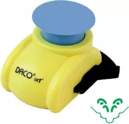 Perforator DACO Hobby Diametru Perforare 2.5 cm pentru Colturi Galben 