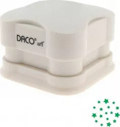 Perforator DACO Hobby Magnetic Perforare 3.7 cm Model Minge cu Stelute Crem 